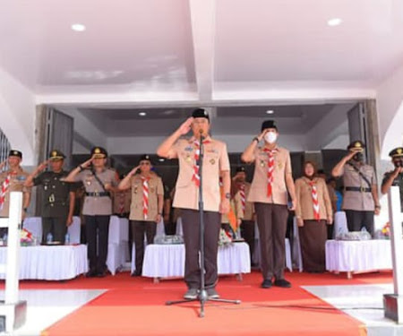 Puncak Peringatan Hari Pramuka, Wali Kota Sukabumi Gaungkan Semangat Pramuka Lahirkan SDM Unggul