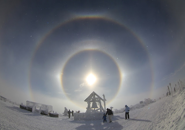 Bagaimana Proses Terjadinya Sun Dog (Matahari Kembar)