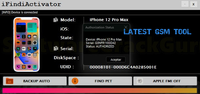 iFindMyActivator Windows Tool Help FMI OFF OPEN MENU iOS Devices 2024