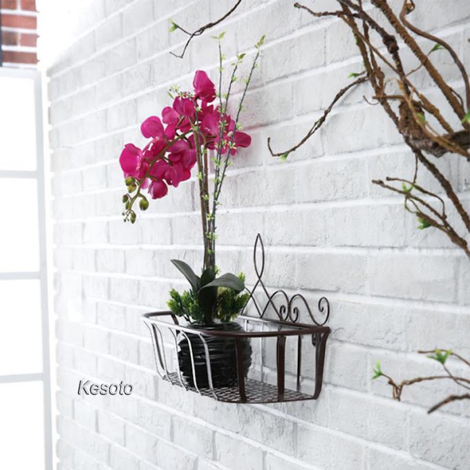 [KESOTO]Wall Shelf Wall Mounted Sundries Storage Home Room Decor 450x150x250mm White