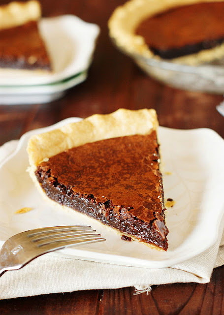 Slice of Chocolate Crack Pie Image