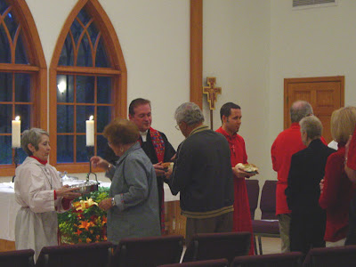 distributing communion