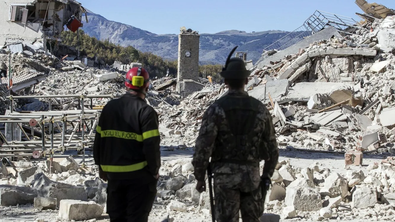 Powerful Italy quake spares lives, but strikes at identity