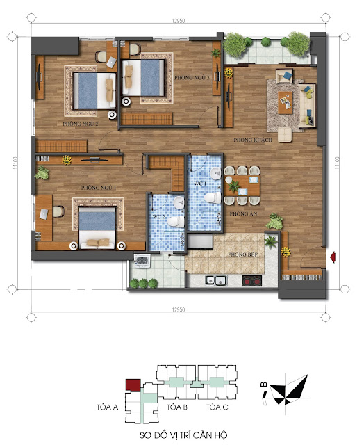 Căn 06 tòa A Ecolife Tây Hồ