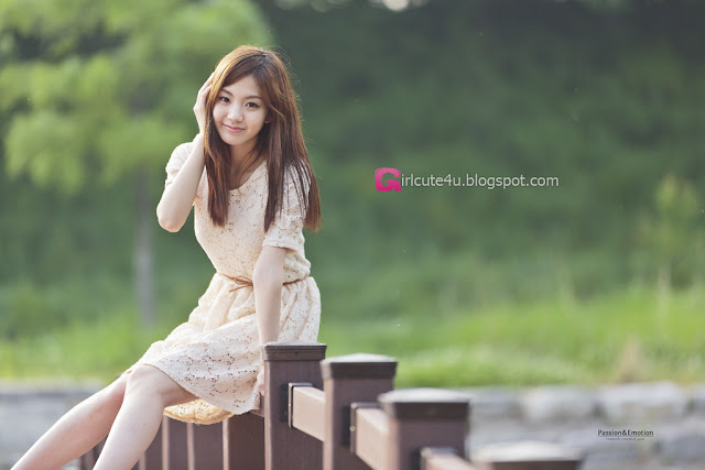 5 Chae Eun - Lovely Outdoor - very cute asian girl - girlcute4u.blogspot.com