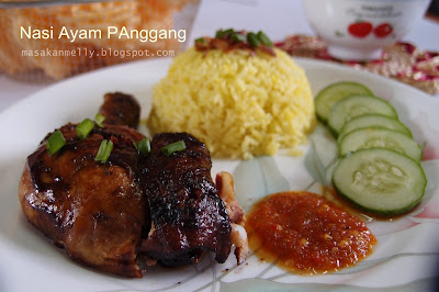 Resep Nasi Ayam Panggang Madu