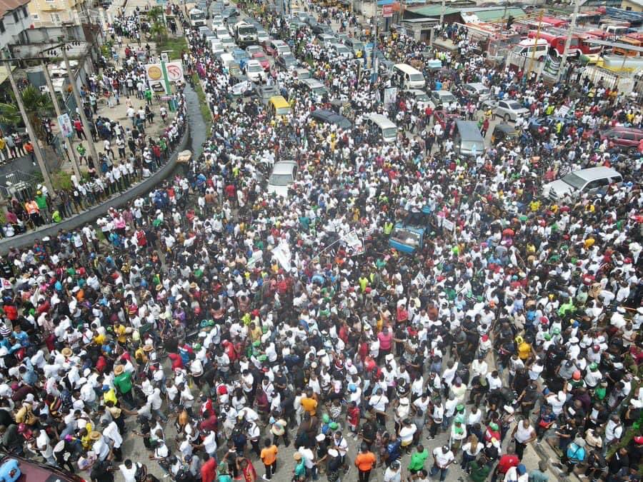 50 pictures from today's Lagos rally for Peter Obi - #4MillionMarchForObiDatti