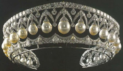 empress alexandra feodorovna russia bolin pearl drop kokoshnik tiara