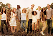 The cast of The Hunger Games in Concord, North Carolina.