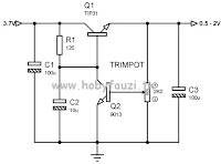 regulator 3.7V ke 1.5V