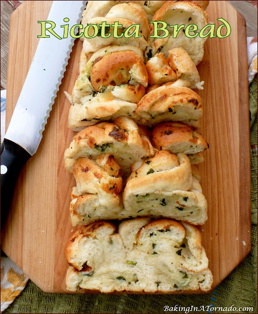 Ricotta Bread | recipe developed by www.BakingInATornado.com | #recipe #bread