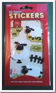 Poundworld 3D Foam Stickers