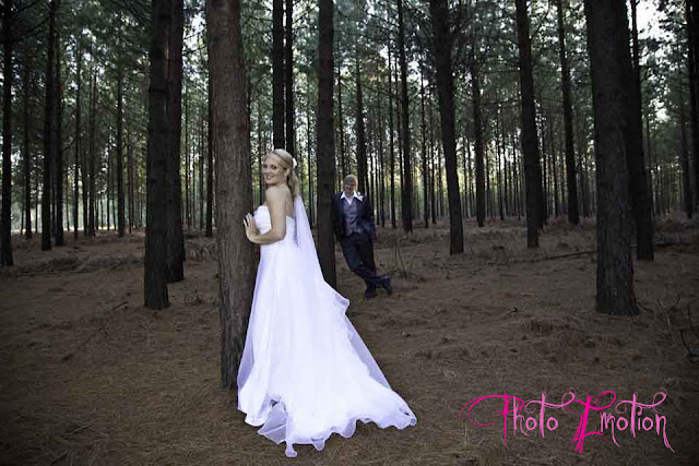 They were married in a beautiful pine forest wedding in Mpumalanga and today