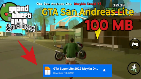Download Gta San Andreas Lite s Super Leve 100 MB para Android Todas as GPUs Versão Original  Gráficos reduzidos 2022