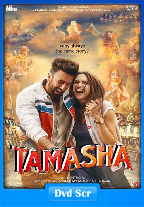 Tamasha 2015 Hindi DVDScr 700MB Poster