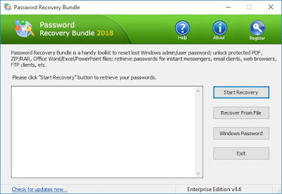 Password Recovery Bundle 2018 Enterprise Edition 4.6 + Keygen