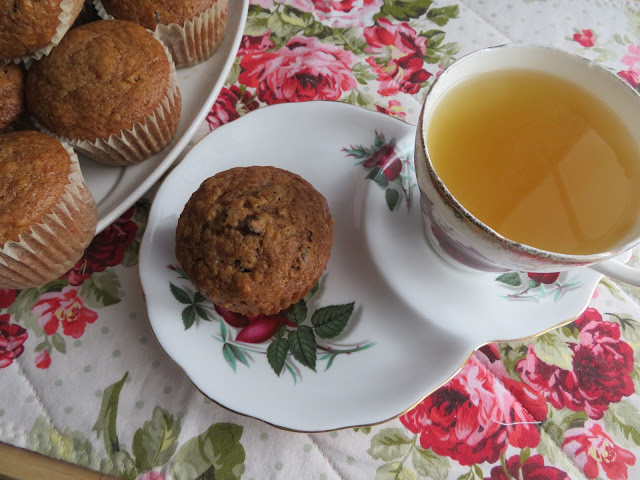 Sour Cream Applesauce Muffins