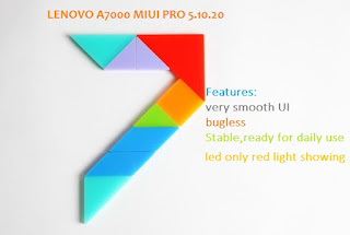 Custom Rom MIUI7 5.10.20 Untuk LENOVO A7000