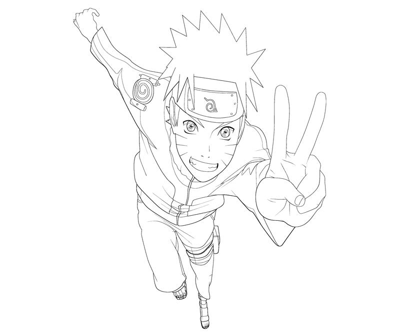 Printable Naruto 21 Coloring Page