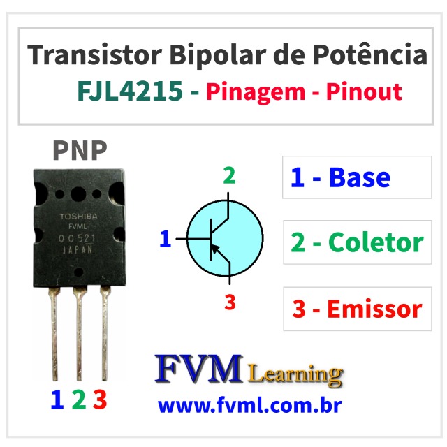 Datasheet-Pinagem-Pinout-Transistor-Potência-PNP-FJL4215-Características-Substituições-fvml