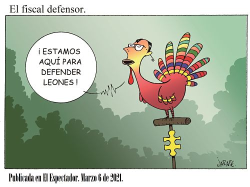 El fiscal defensor.