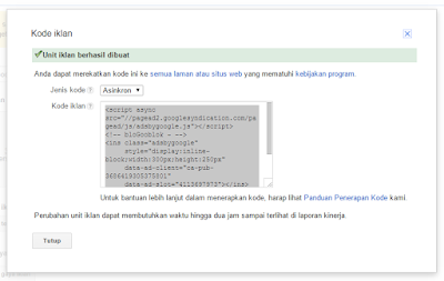 Cara Mudah dan Gampang Memasang Iklan Google Adsense Di blogspot