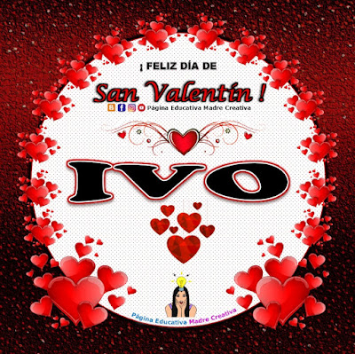 Feliz Día de San Valentín - Nombre Ivo