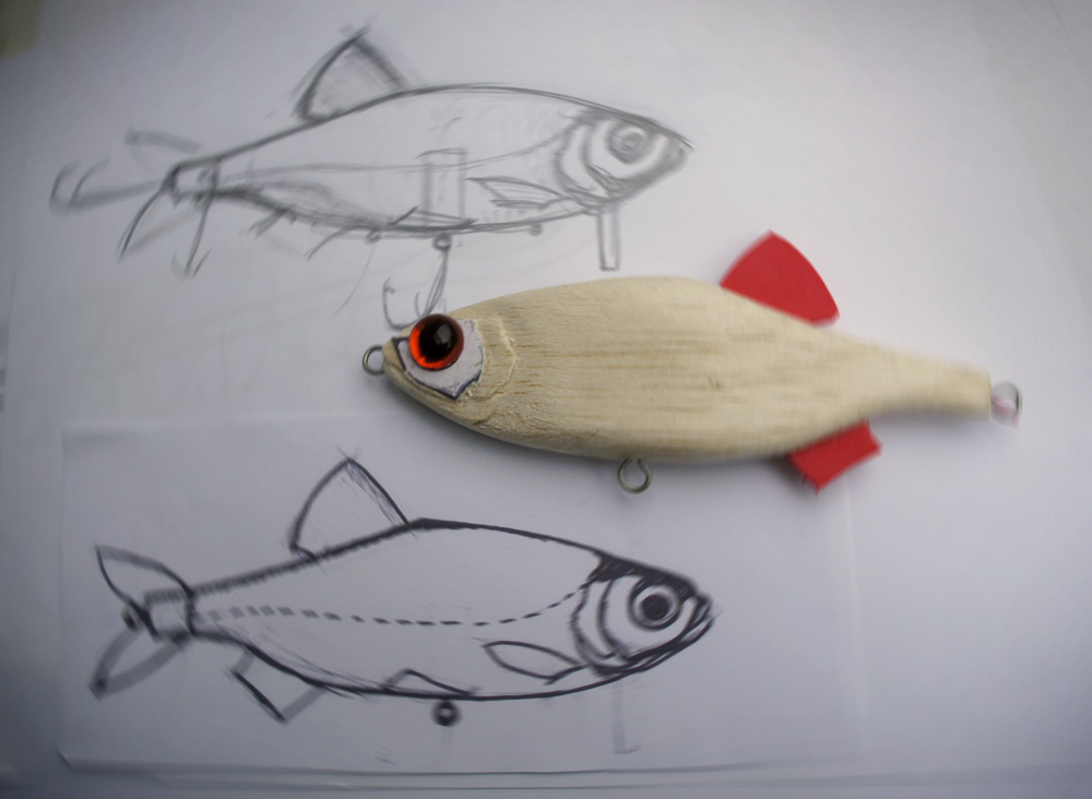 Homemade Fishing Lure Blog: Carving Balsa Lures