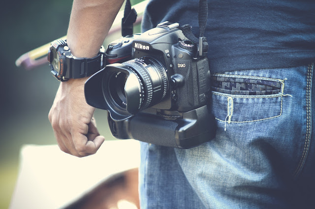 Simple Man With His Simple Camera