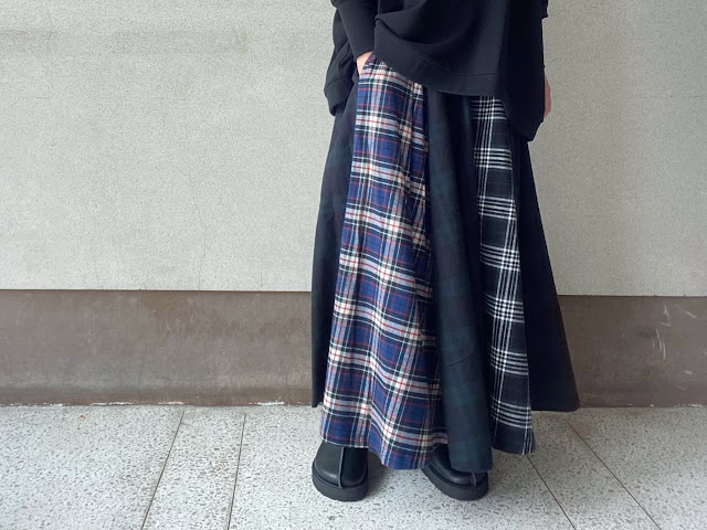 bedsidedrama【ベッドサイドドラマ】Mix Check Circle Pants◆八十八/丸亀香川県・eighty88eight/新居浜愛媛県エイティエイト