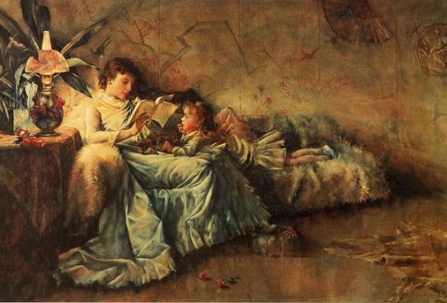 William St. John Harper Children's hour, 1886