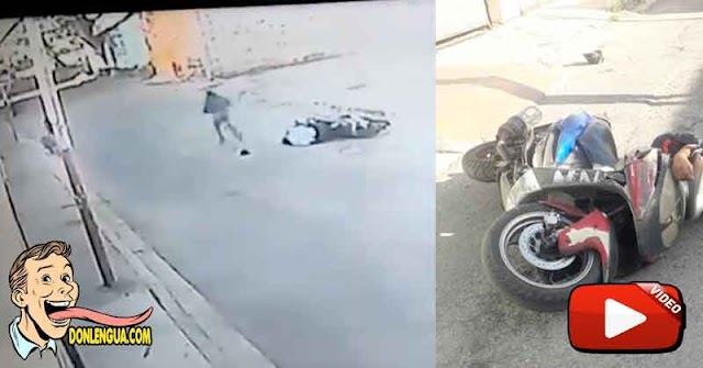 Policía de Aragua asesinado en su moto por un individuo al que le dio la cola