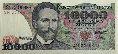 10000 Zloty Poland banknote