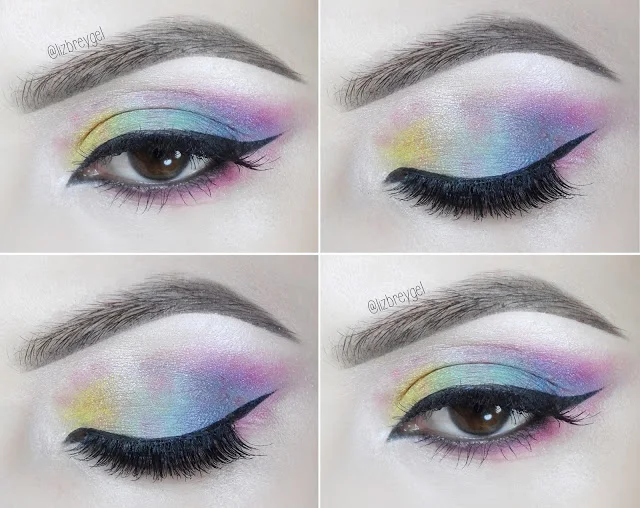 step-by-step pictorial on how to create an eye makeup look inspired by birthstone