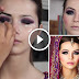 Asian Reception Look - Pink And Purpe Bridal Makeover - Full Tutorial Step By Step