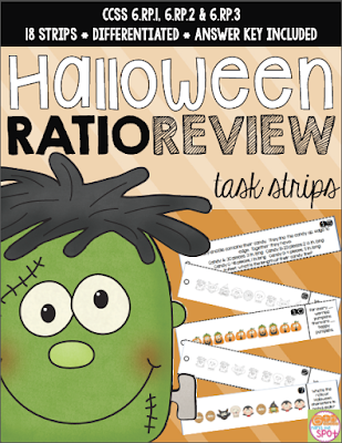 https://www.teacherspayteachers.com/Product/Halloween-Ratio-Review-Task-Strips-CCSS-6RP1-6RP2-6RP3-Aligned-2110559