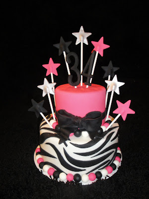 Birthday Cakes Walmart on This Pink   Zebra Striped Cake Is A Pretty Darn Cute And Very Popular