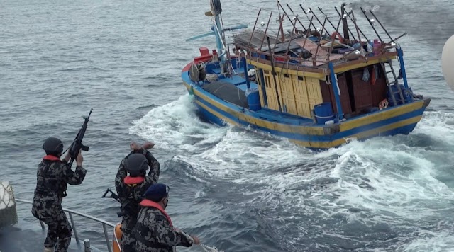 Operasi Lebaran Laut Natuna, KKP Tangkap Enam Kapal Ikan Ilegal Berbendera Vietnam