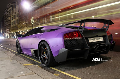 Purple and matt Lamborghini Murcielago LP670 SV Car reviews:Purple and matt Lamborghini Murcielago LP670 SV