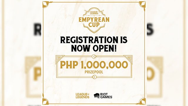 LoL PH Empyrean Cup registration now open, prize pool at P1M