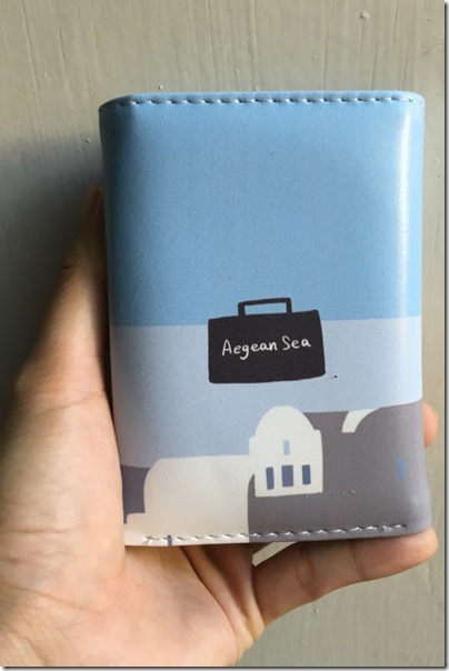 Aegean Sea X Santorini purse