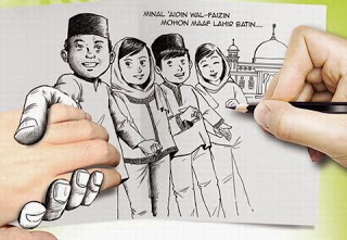 Gambar Kata Lucu Ucapan Idul Fitri Terbaru!! - Lucu Pool