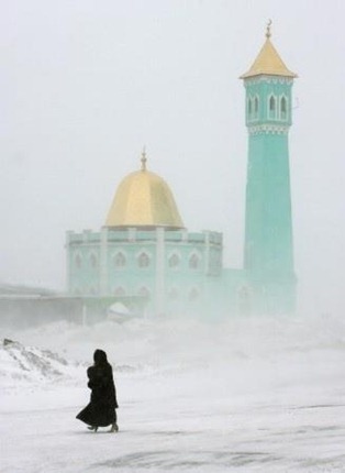 The Nurd Kamal Mosque in Norilsk, Russia