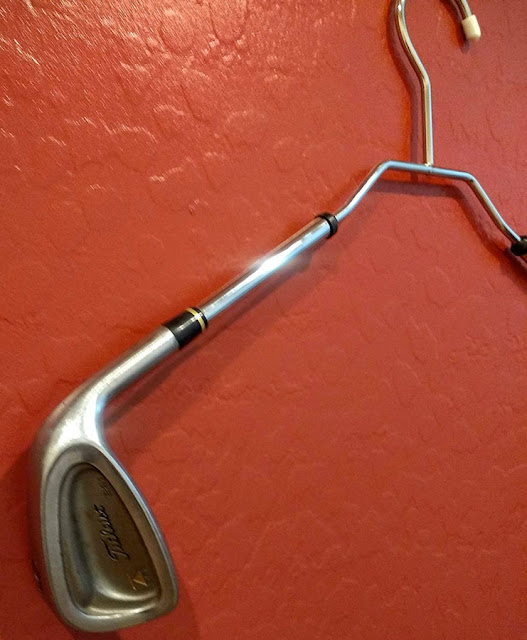 Golf Club Clothes Hangers By Cigart Metalworks, The Perfect Handmade, The Unique Golf Gift