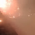 VÍDEO: Fogo e fumaça tomam conta de orla no Centro de Manaus