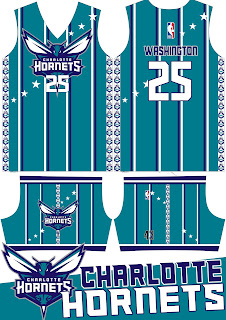 Charlotte Hornets Basketball Jersey Design
