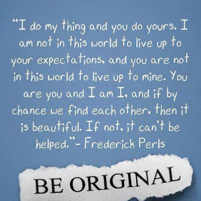 Be original