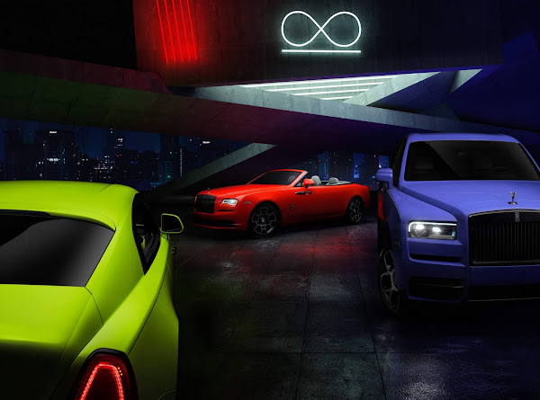 Rolls Royce Dawn, Wraith e Cullinan - Neon Lights