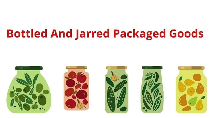 Details of Bottled and jarred packaged goods