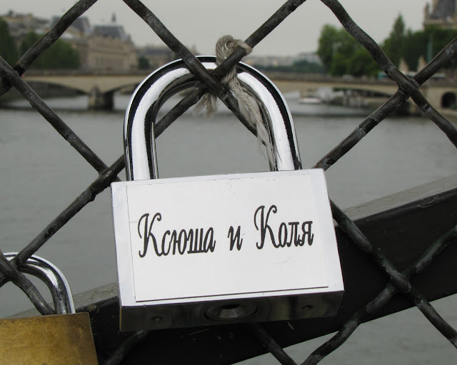 Love padlock, Pont des Arts, Paris